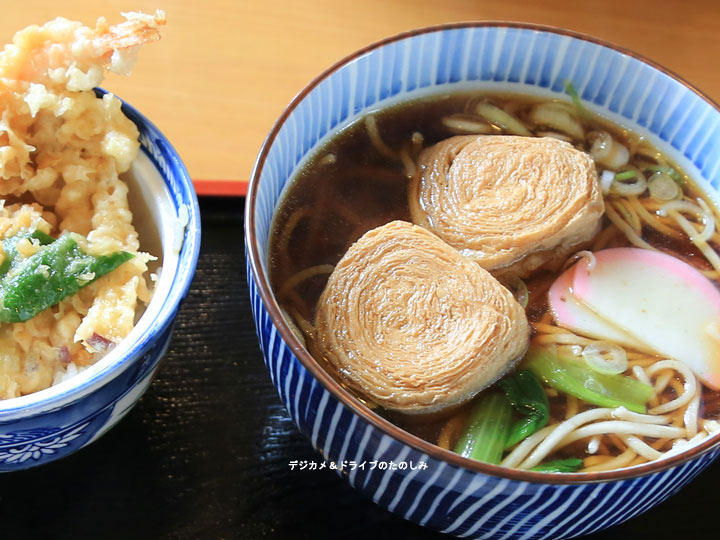 22.昼食は、「湯葉そば」をいただきました。