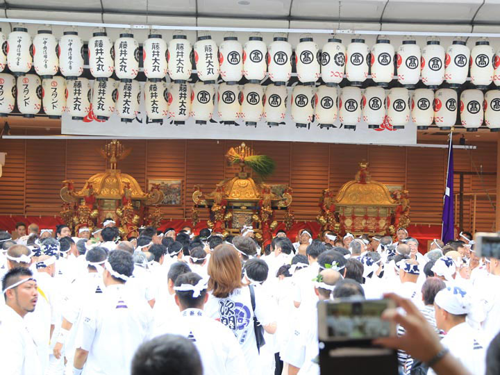 17.四条寺町の御旅所 還幸祭