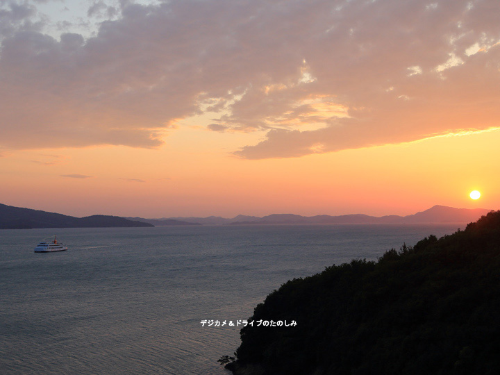 42.瀬戸内海の夕日