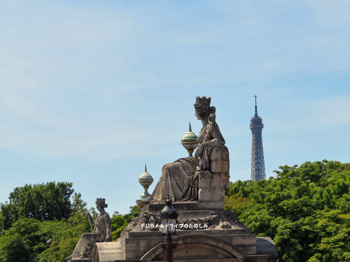 15.八角形の広場 フランス8都市の女神