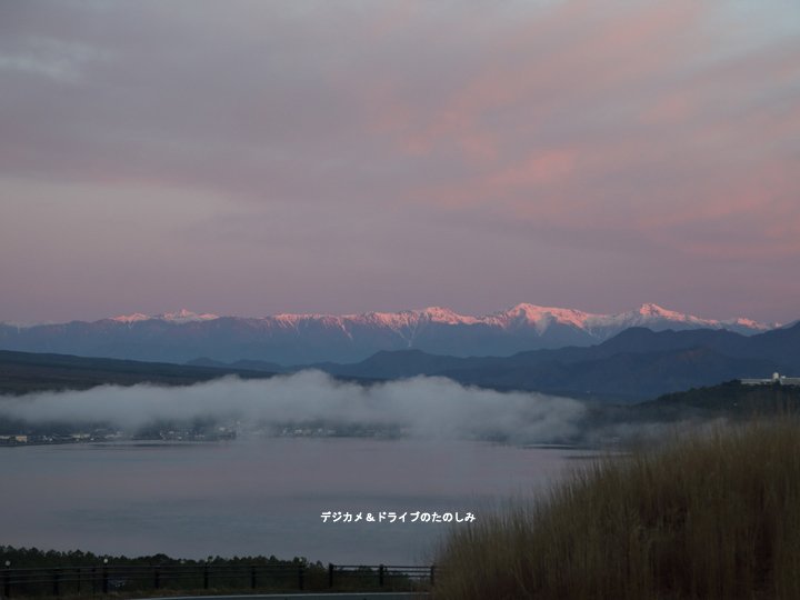 12.山中湖 雲海と南アルプス