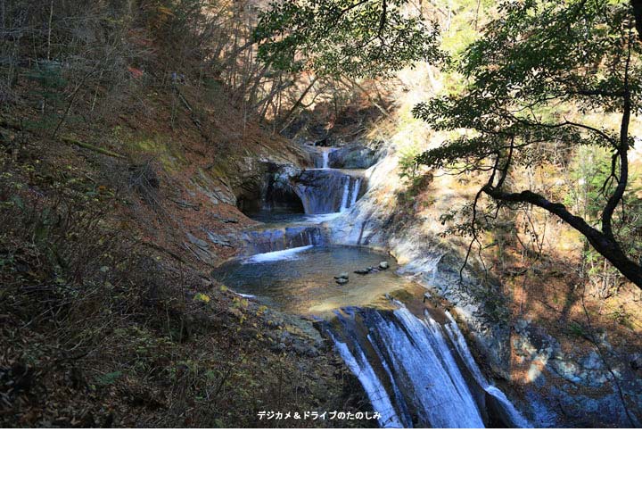 22.七ツ釜五段の滝 上